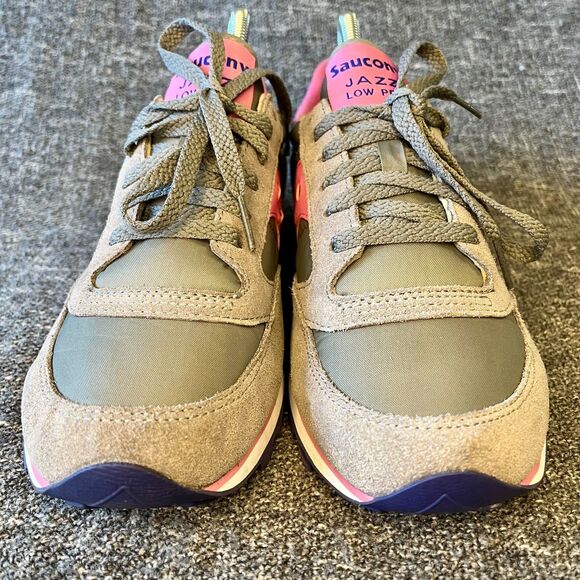 Saucony Jazz Low Pro Gray Pink S1866-222 Womens 8.5 Sneakers - Picture 4 of 13